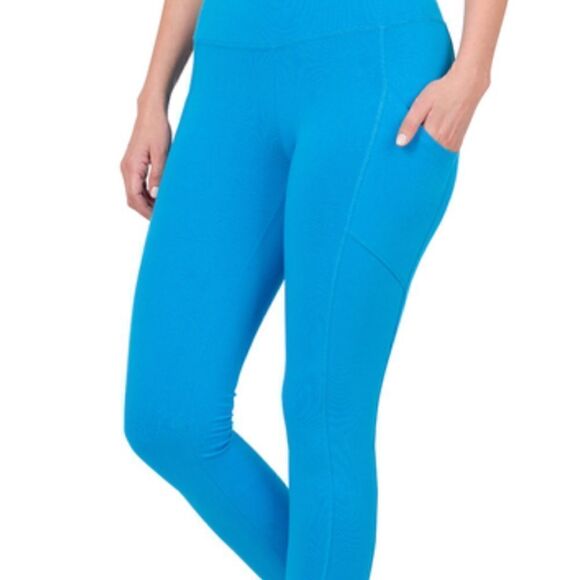 NWT BETTER COTTON WIDE WAISTBAND POCKET LEGGINGS - Picture 2 of 2